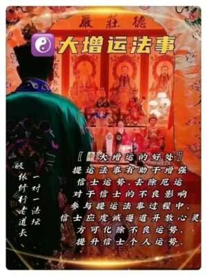 皈依道长☯️大增运法事