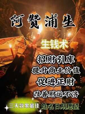 阿浦赞生•金钱术