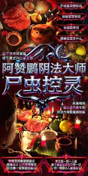 阿赞鹏-​‎阴法‬尸虫控灵​‎