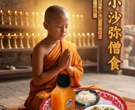 布施小沙弥僧食